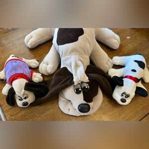 Vintage 80s Lot of 3 Pound Puppy Dogs